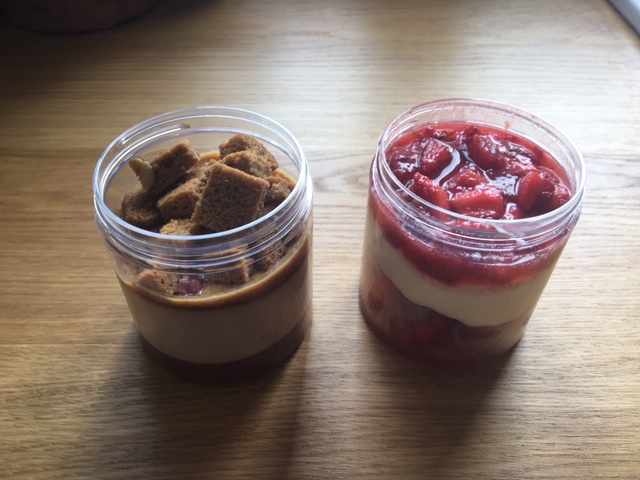 Sormani tiramisu aux fraises et panna cotta Gianduja